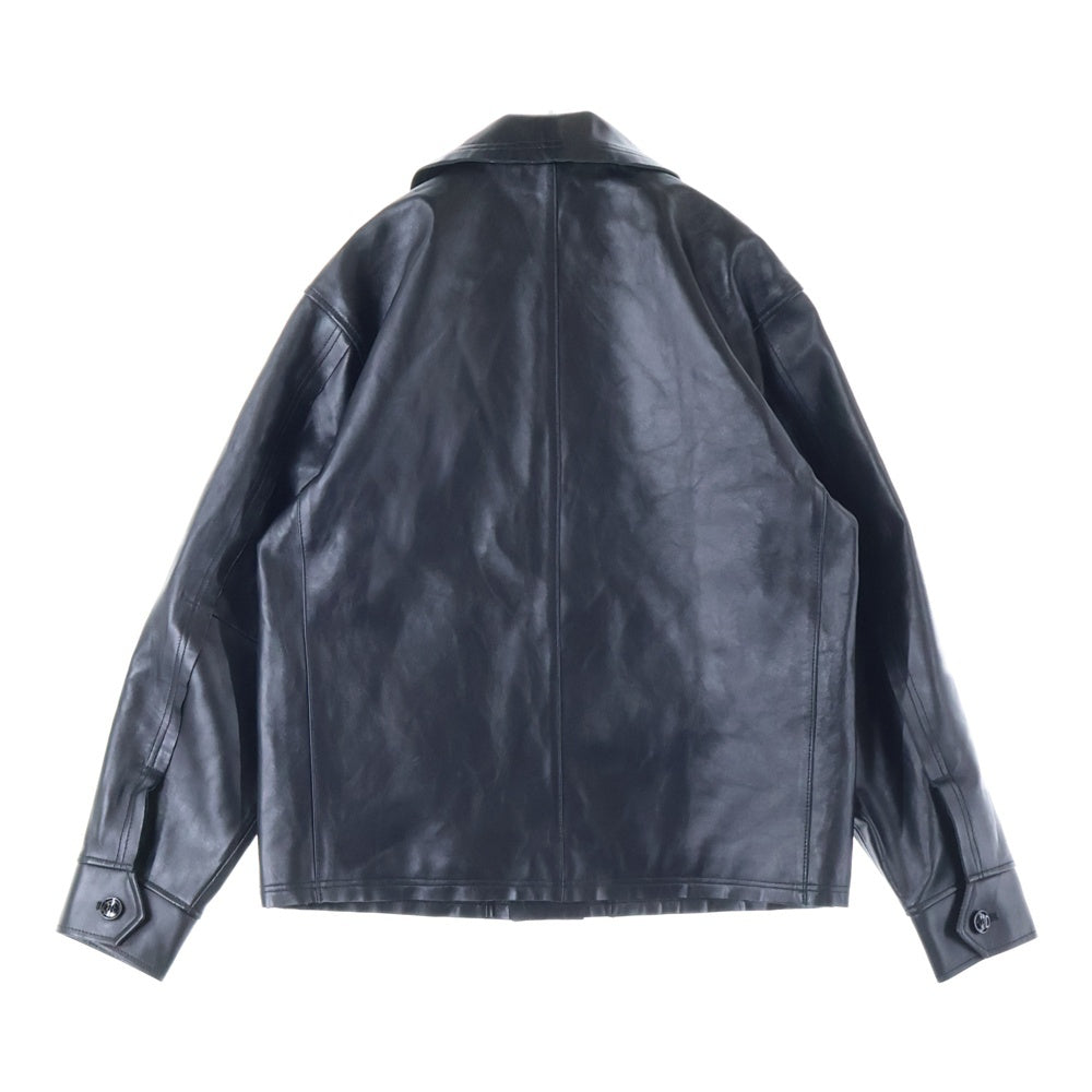 SCHOTT(ショット) ラムレザー カバーオールジャケット ブラック