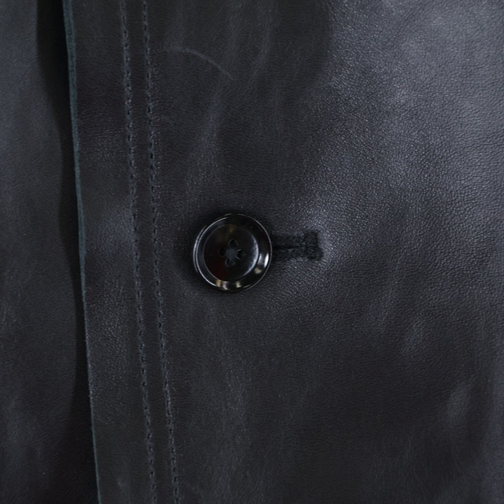 SCHOTT(ショット) ラムレザー カバーオールジャケット ブラック