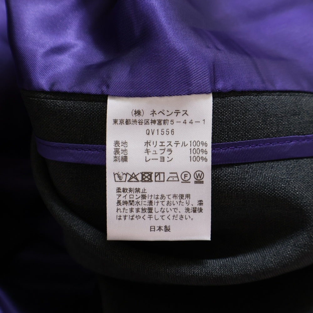 Needles(ニードルス) バタフライロゴ 3B テーラードジャケット グレー QV1556