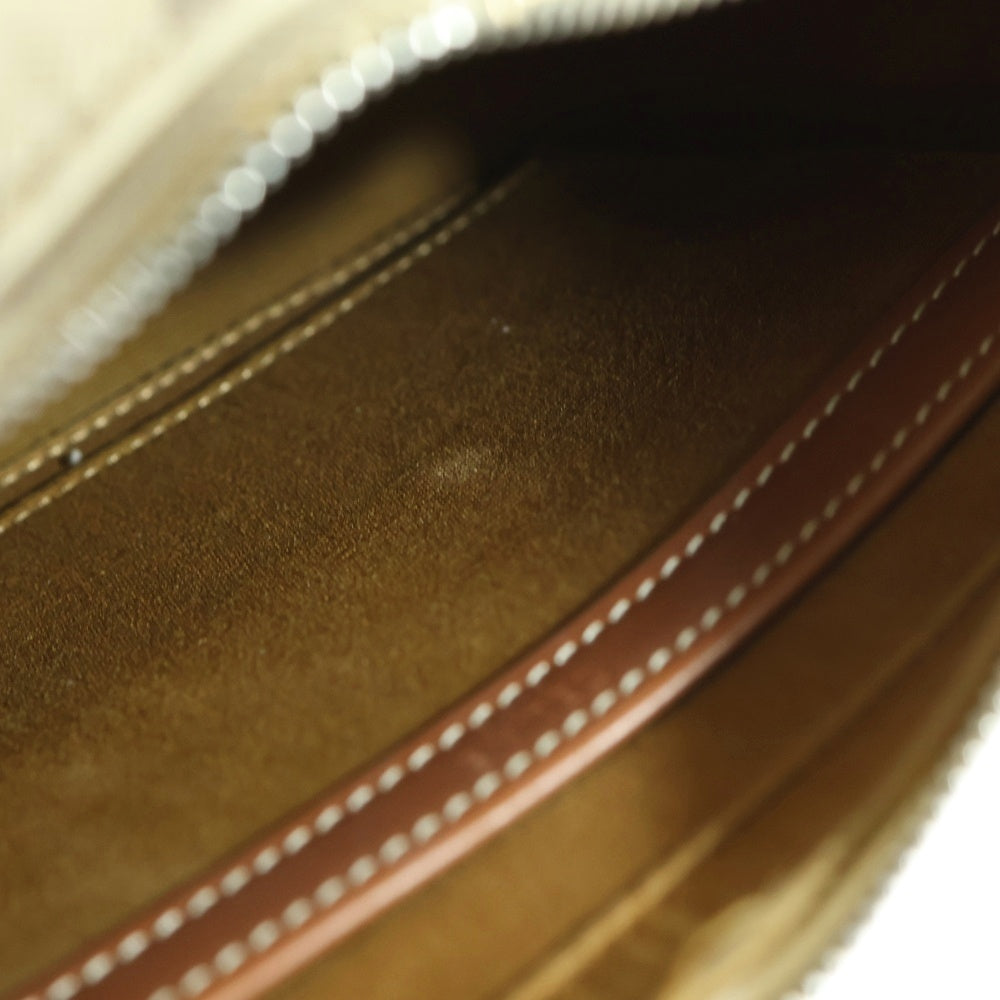 CELINE(セリーヌ) Small Messenger Bag トリオンフ スモールメッセンジャーバッグ ショルダーバッグ 113942DNK.04LE ホワイト/ブラウン