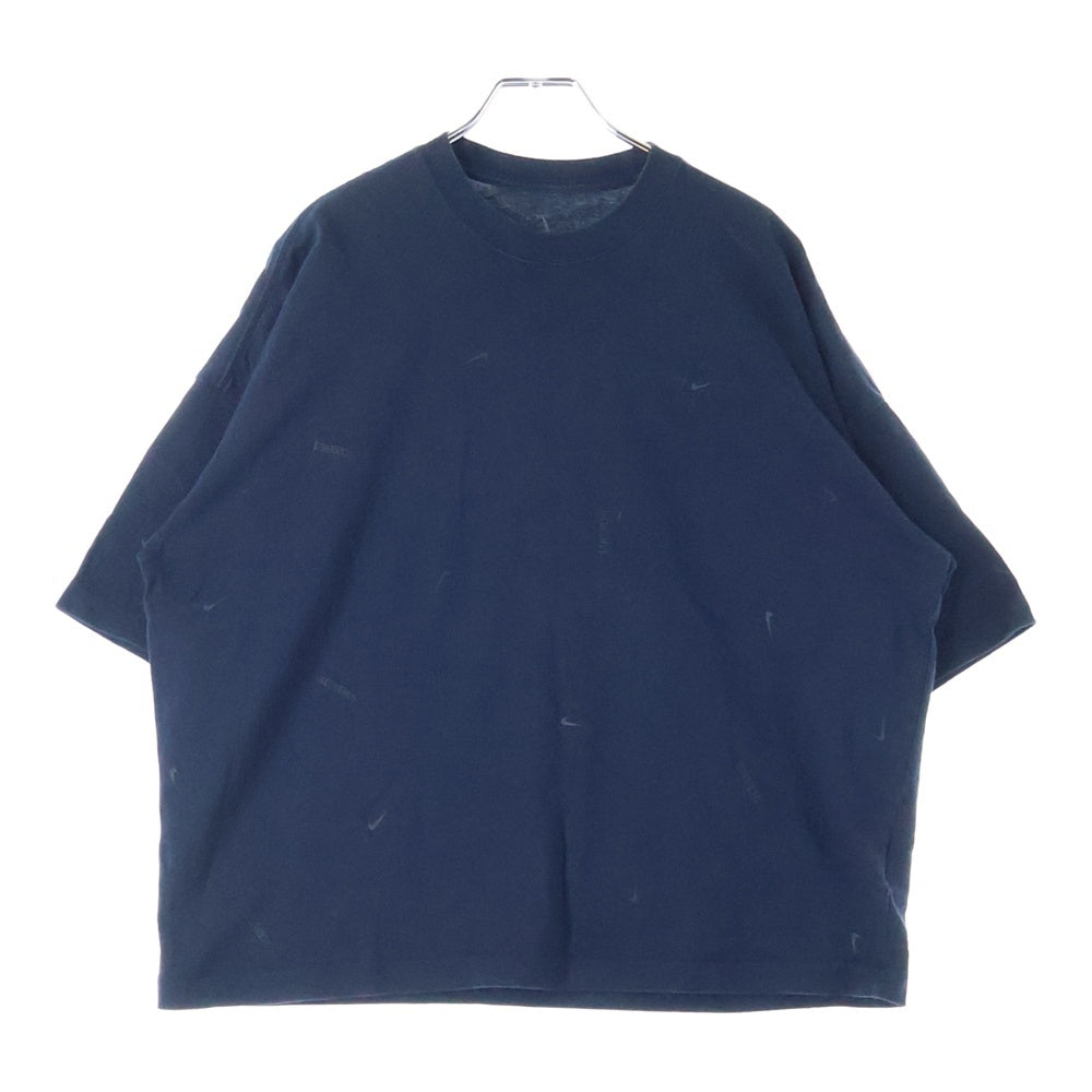 NIKE(ナイキ) ×JACQUEMUS ジャックムス ロゴデザイン 半袖Tシャツ カットソー ネイビー HF7112-475