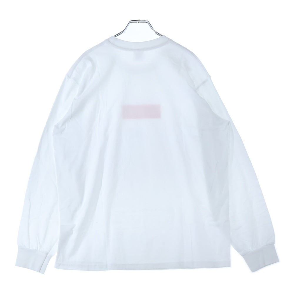 SUPREME(シュプリーム) Box Logo L/S Tee ボックス ロゴ クルーネック 長袖Tシャツ カットソー ホワイト
