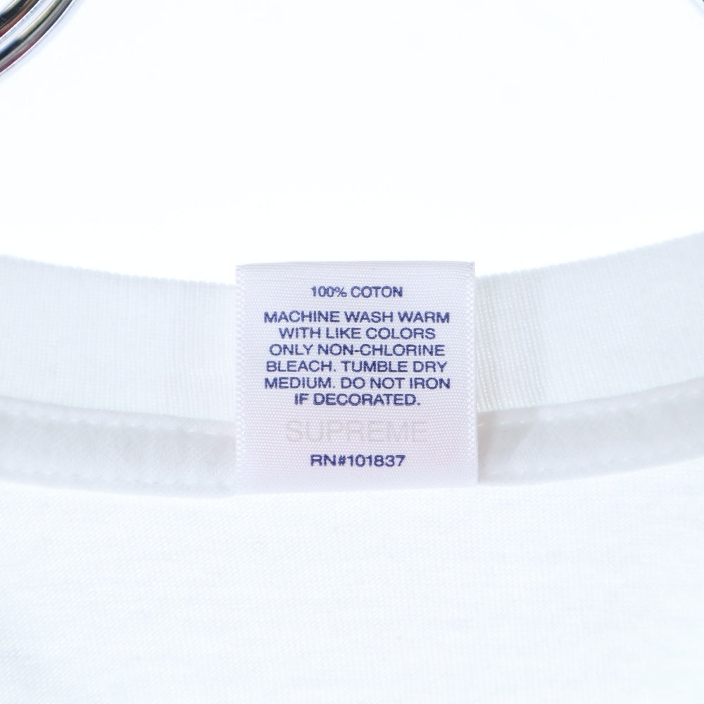 SUPREME(シュプリーム) Box Logo L/S Tee ボックス ロゴ クルーネック 長袖Tシャツ カットソー ホワイト