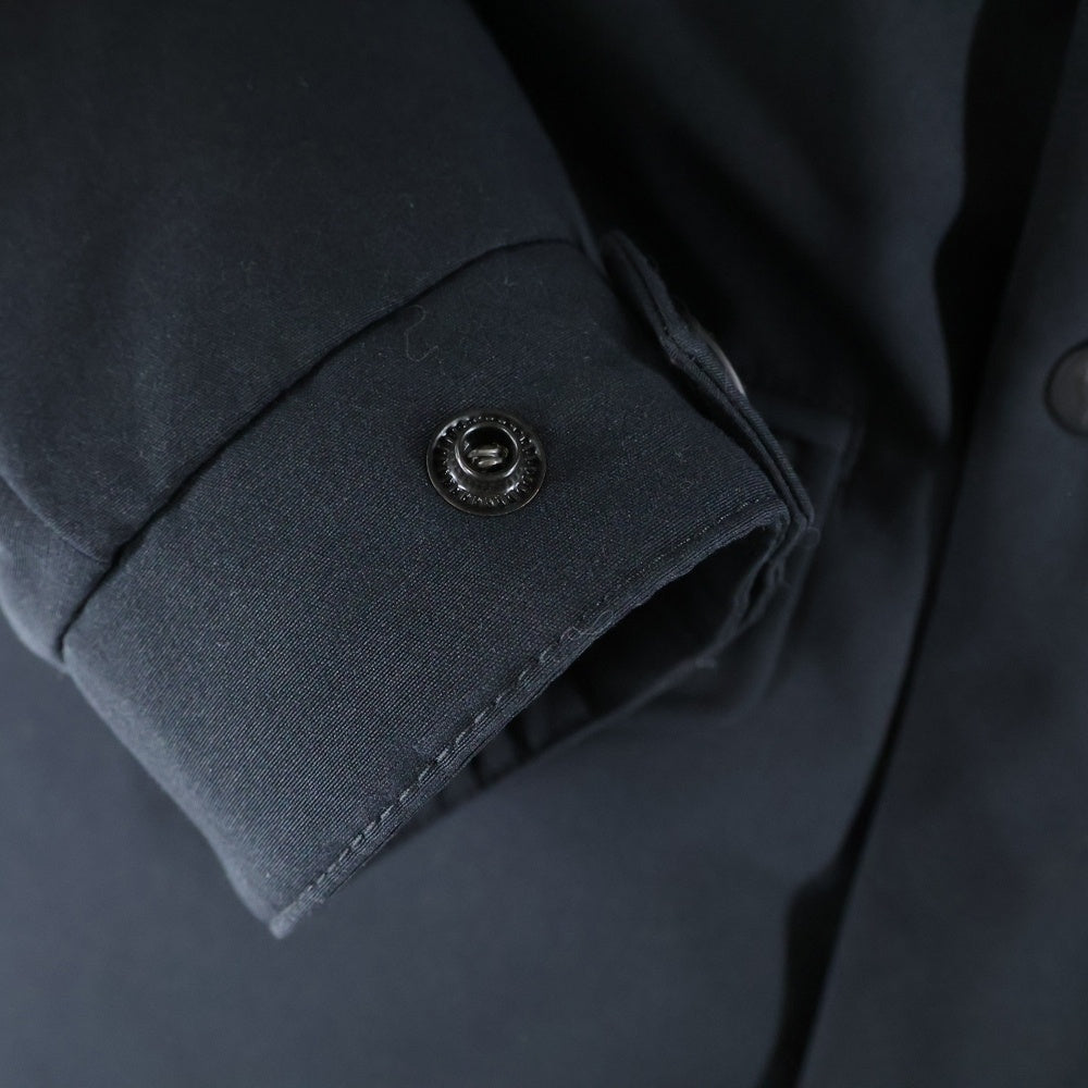 MONCLER(モンクレール) 25AW Livradois Middle Length Down Jacket リヴラドワ ミドル丈ダウンジャケット ジップアップナイロンダウンジャケット K20911C00007 5983X ブラック