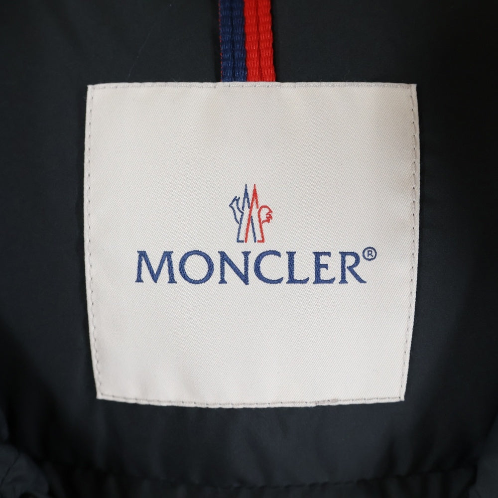MONCLER(モンクレール) 25AW Livradois Middle Length Down Jacket リヴラドワ ミドル丈ダウンジャケット ジップアップナイロンダウンジャケット K20911C00007 5983X ブラック