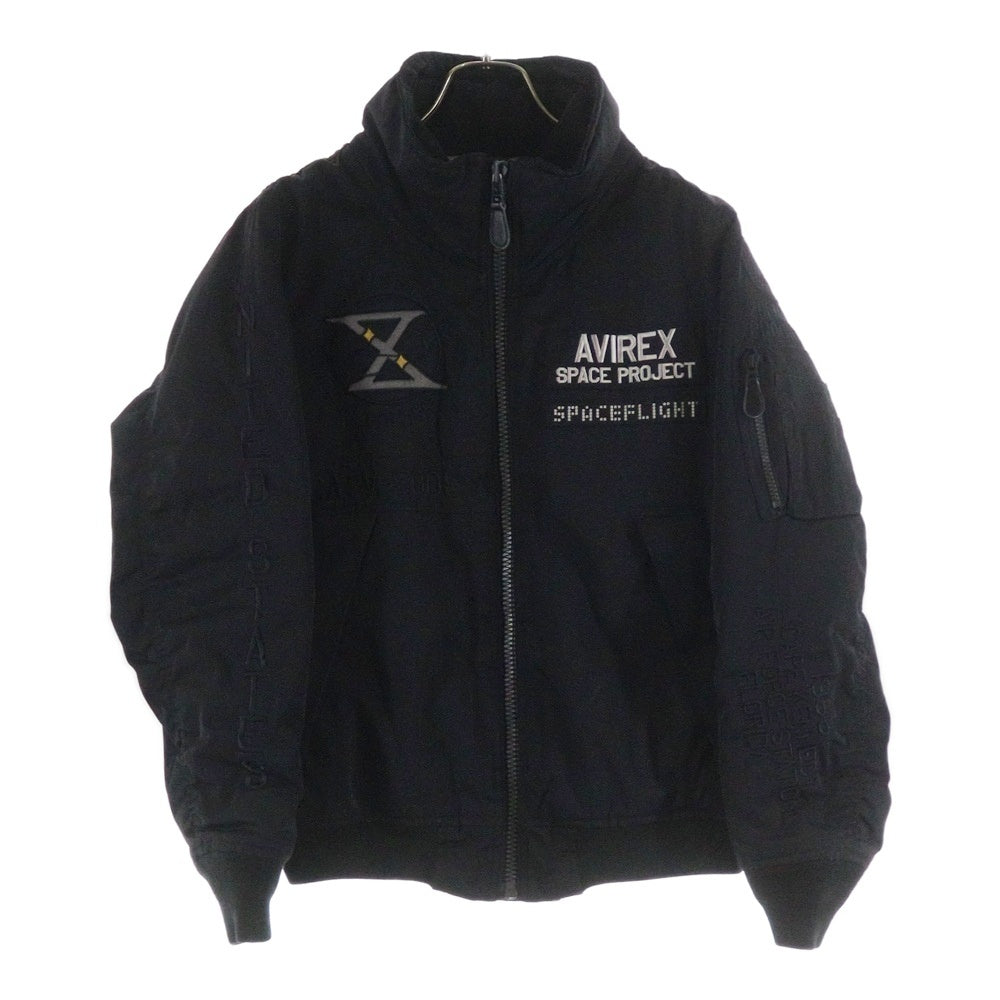 AVIREX(アヴィレックス) MA-1 GT-10 6182176 ワッペンデザイン フライトジャケット アウター ブラック