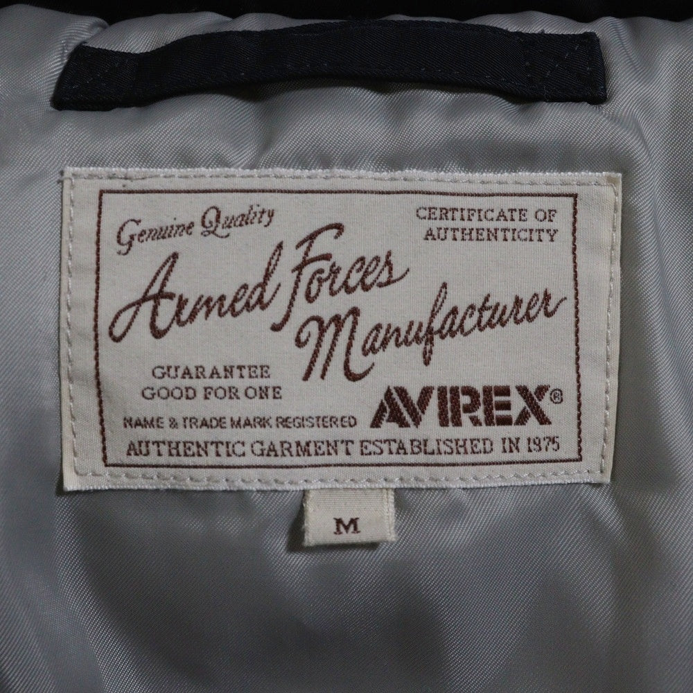 AVIREX(アヴィレックス) MA-1 GT-10 6182176 ワッペンデザイン フライトジャケット アウター ブラック