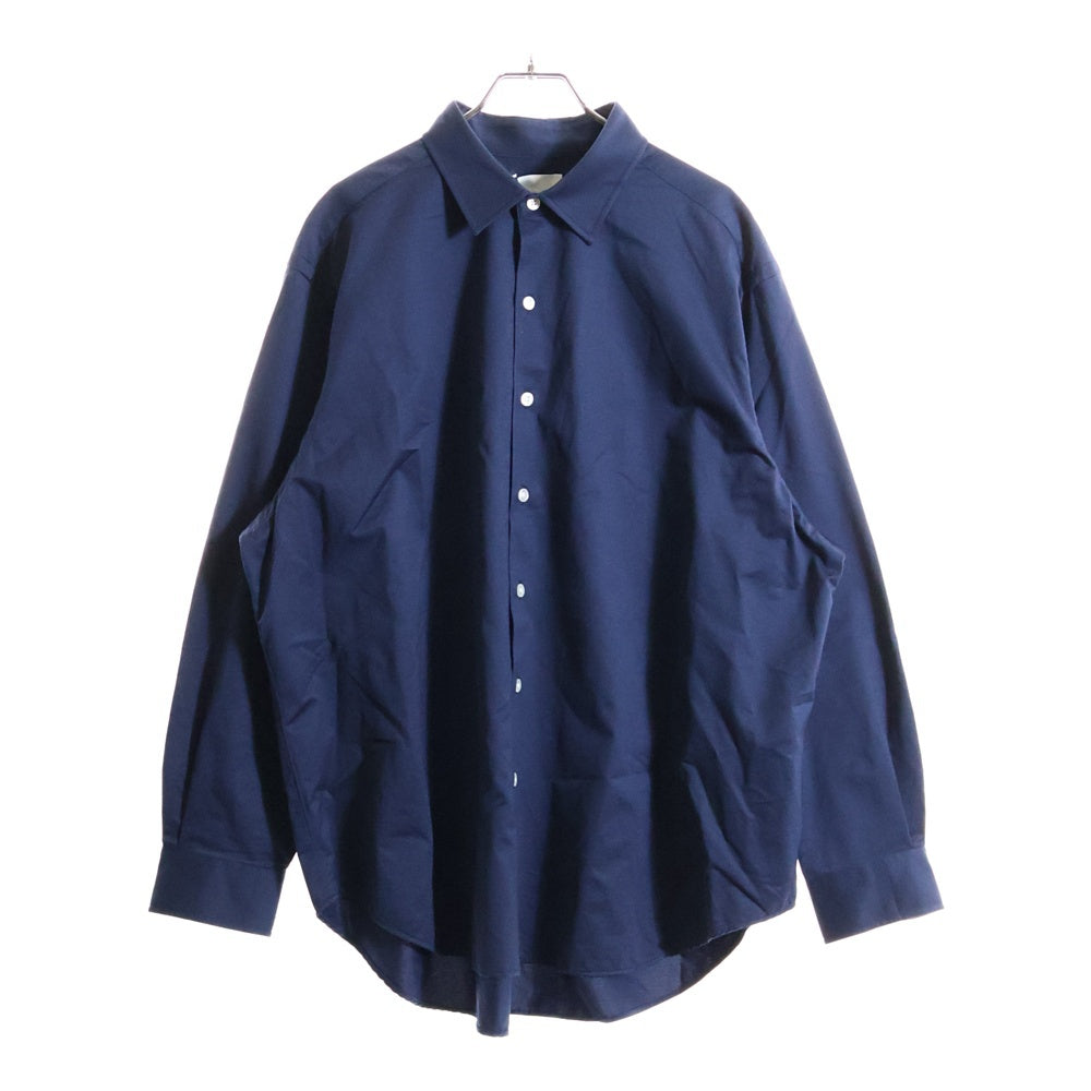 KANEMASA PHIL.(カネマサフィル) 24SS 46G Atmosphere Shirt アトモスフィアシャツ ボタンダウン長袖シャツ KM24S-003 ネイビー