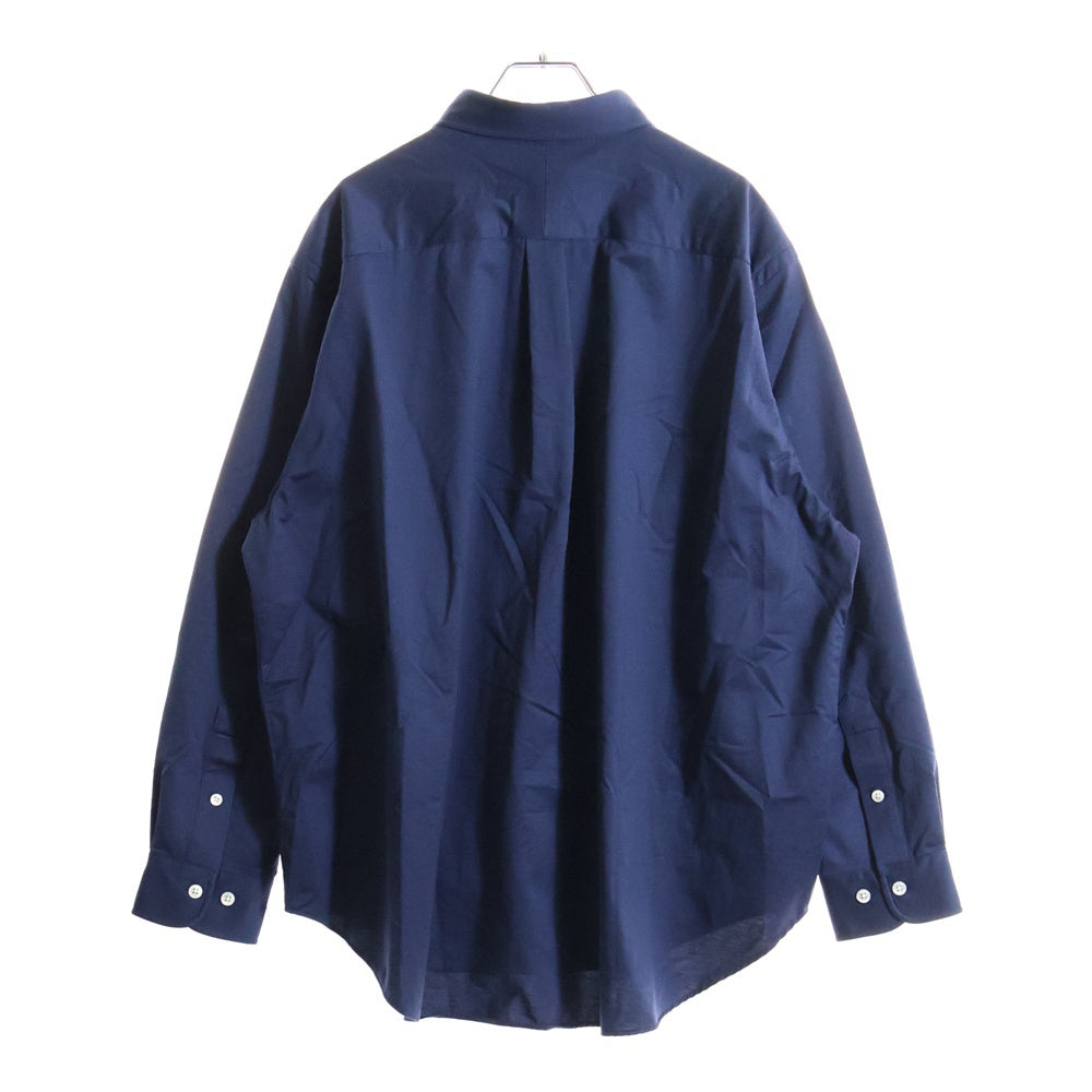 KANEMASA PHIL.(カネマサフィル) 24SS 46G Atmosphere Shirt アトモスフィアシャツ ボタンダウン長袖シャツ KM24S-003 ネイビー