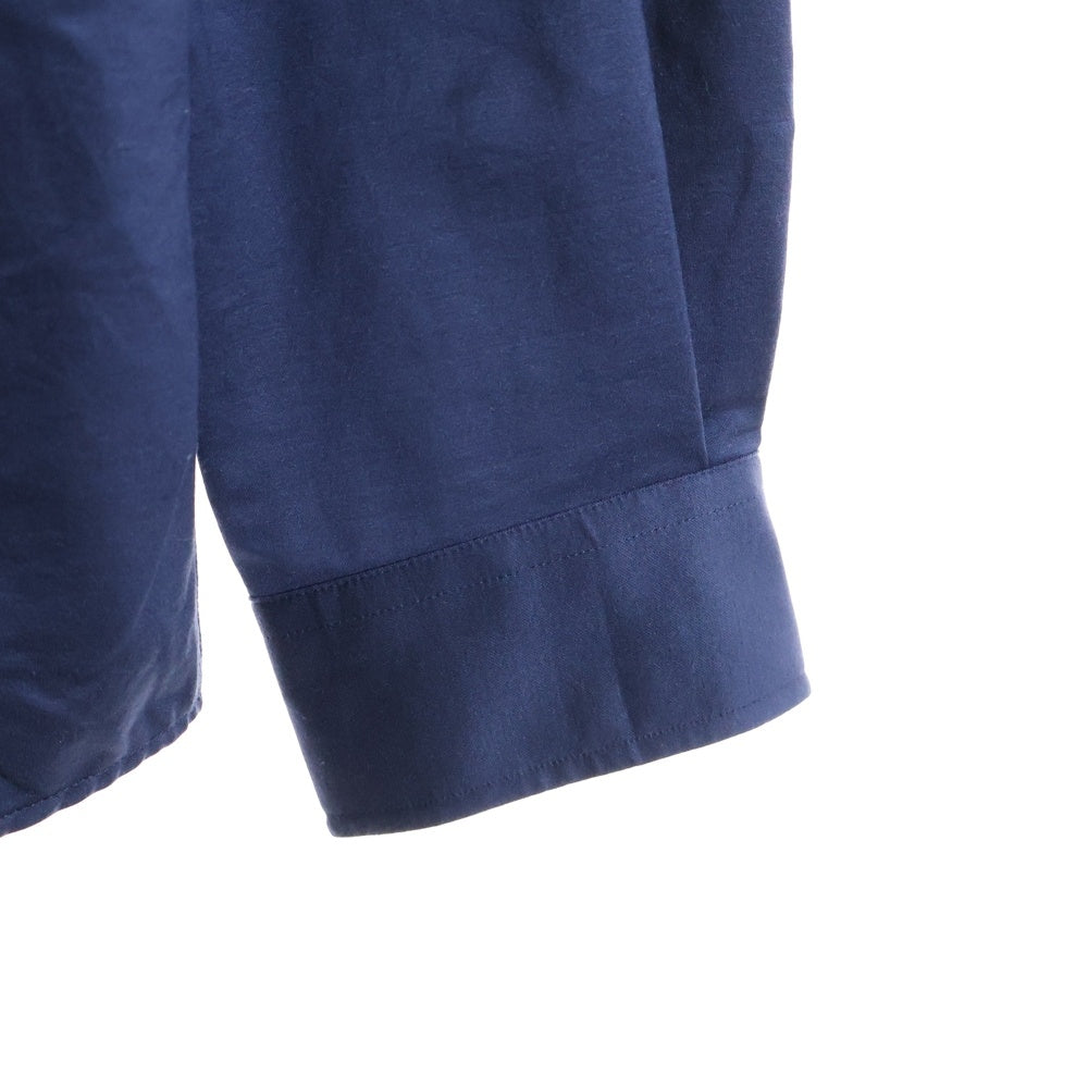 KANEMASA PHIL.(カネマサフィル) 24SS 46G Atmosphere Shirt アトモスフィアシャツ ボタンダウン長袖シャツ KM24S-003 ネイビー