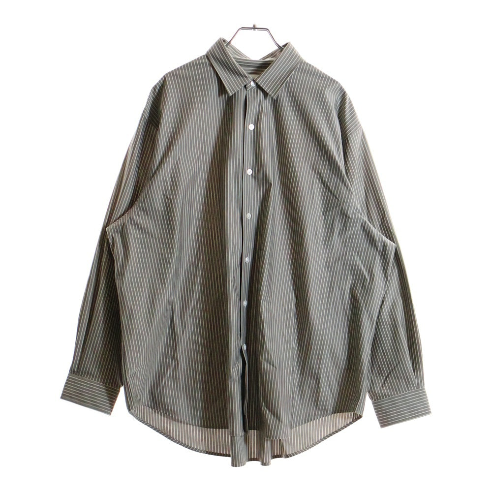 KANEMASA PHIL.(カネマサフィル) 24SS 46G Atmosphere Shirt アトモスフィアシャツ ボタンダウン長袖シャツ KM24S-028 グレー
