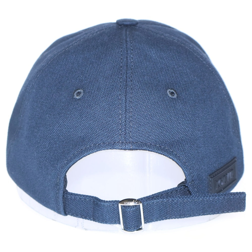 LOEWE(ロエベ) アナグラム ロゴデザイン ベースボールキャップ 帽子 キャップ ネイビー K820AA2X01