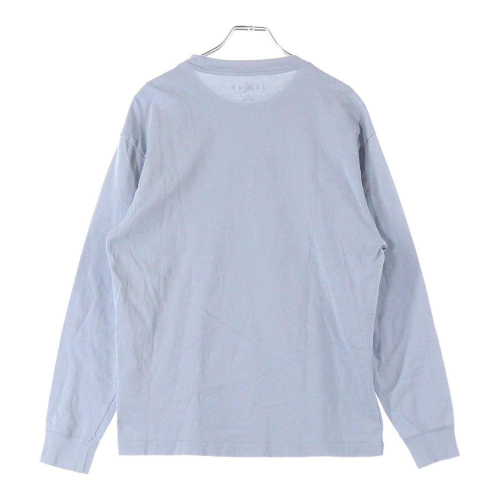 JORDAN BRAND(ジョーダンブランド) ×A Ma Maniere ア マ マニエール フロントロゴ刺繍 長袖Tシャツ カットソー ライトブルー DJ9759-464