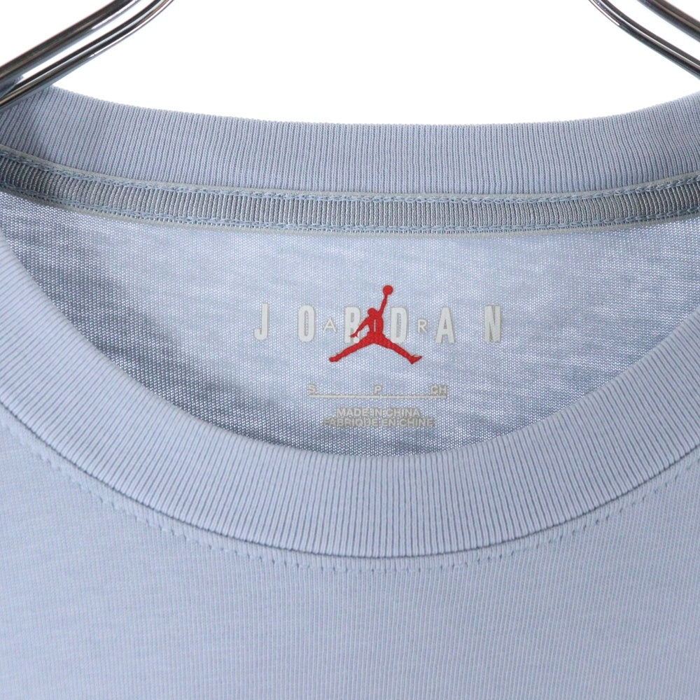 JORDAN BRAND(ジョーダンブランド) ×A Ma Maniere ア マ マニエール フロントロゴ刺繍 長袖Tシャツ カットソー ライトブルー DJ9759-464