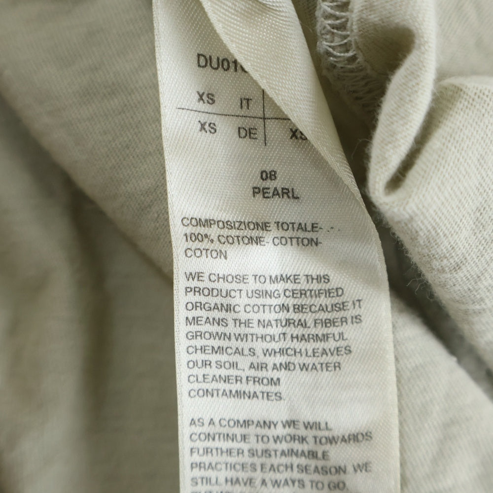 DRKSHDW(ダークシャドウ) Oversized T-Shirt オーバーサイズドTシャツ クルーネック半袖Tシャツ DU01C6274-RN ベージュ