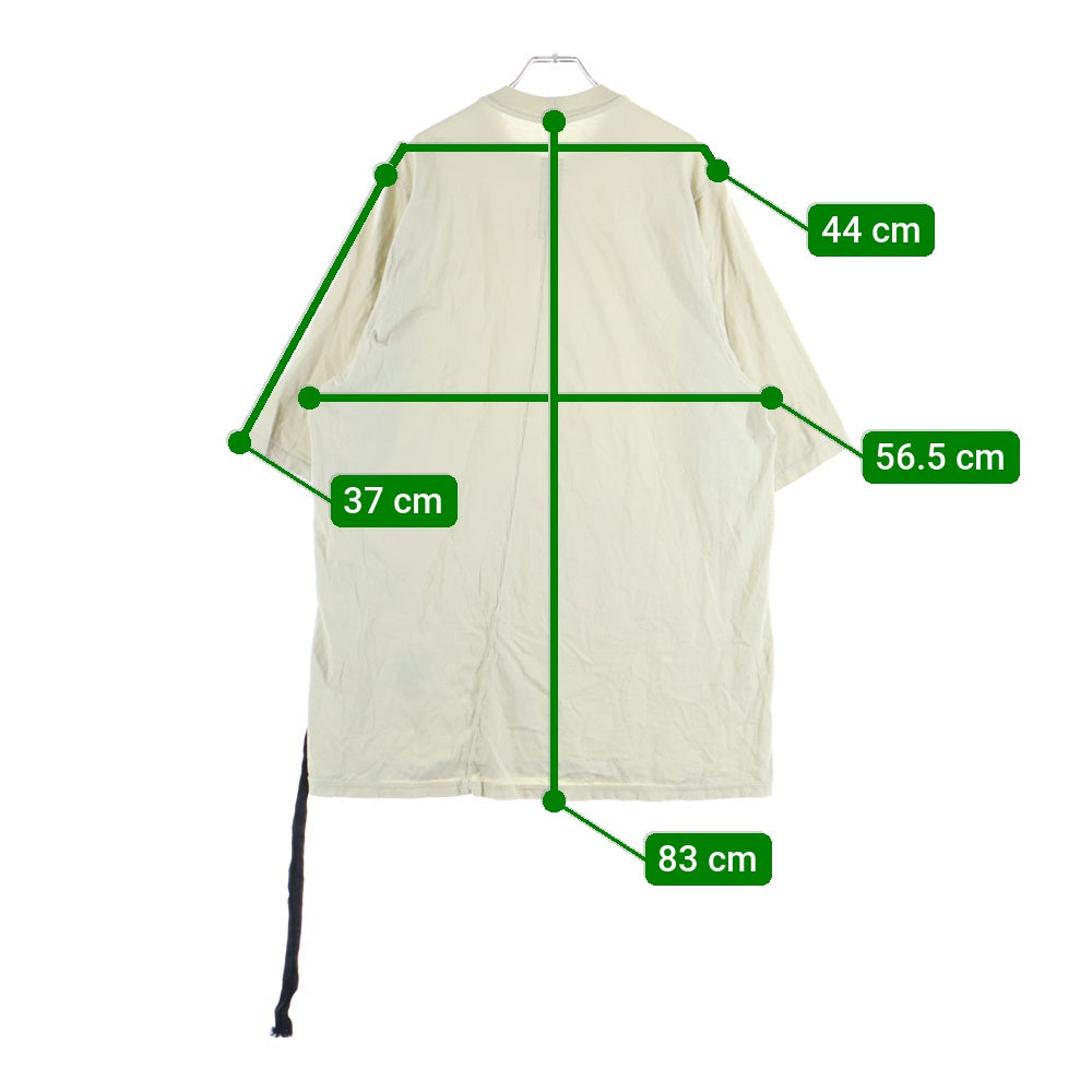 DRKSHDW(ダークシャドウ) Oversized T-Shirt オーバーサイズドTシャツ クルーネック半袖Tシャツ DU01C6274-RN ベージュ