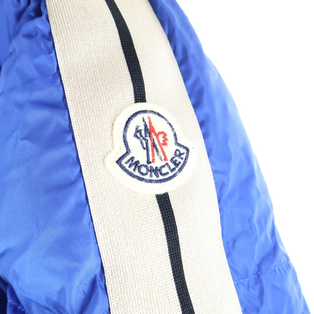 MONCLER GENIUS(モンクレール ジーニアス) 22AW ×Palm Angels Rodman Giubbotto パームエンジェルス ロッドマンジュボット サイドラインナイロンダウンジャケット H209L1A00016 M2563 ブルー