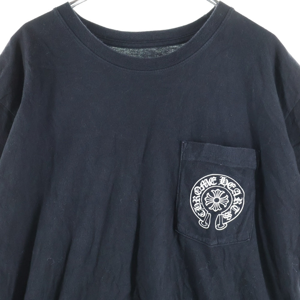 CHROME HEARTS(クロムハーツ) Horseshoe S/S Tee ホースシュー プリント 半袖Tシャツ ブラック