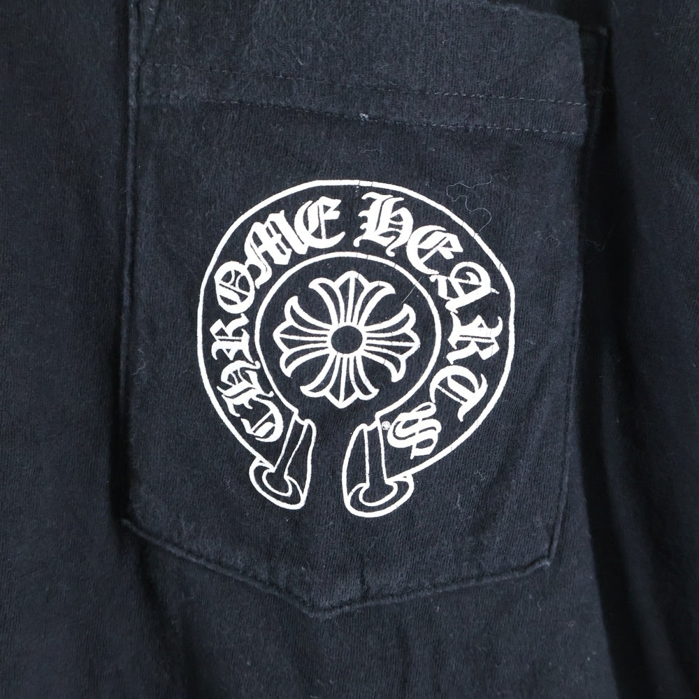 CHROME HEARTS(クロムハーツ) Horseshoe S/S Tee ホースシュー プリント 半袖Tシャツ ブラック