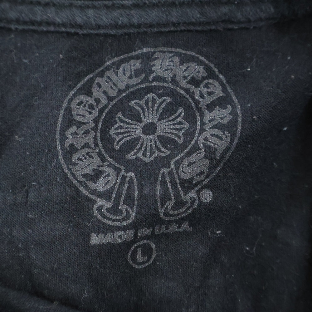 CHROME HEARTS(クロムハーツ) Horseshoe S/S Tee ホースシュー プリント 半袖Tシャツ ブラック