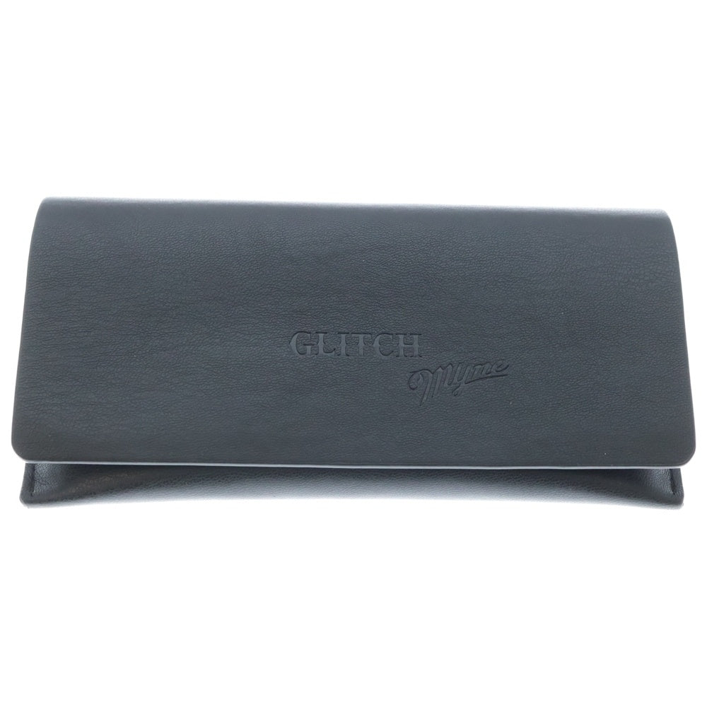 MYne(マイン) 24AW ×GLITCH Eyewear グリッチ アイウェア スクエアフレームサングラス眼鏡 メガネ GLH-1021 ブラック