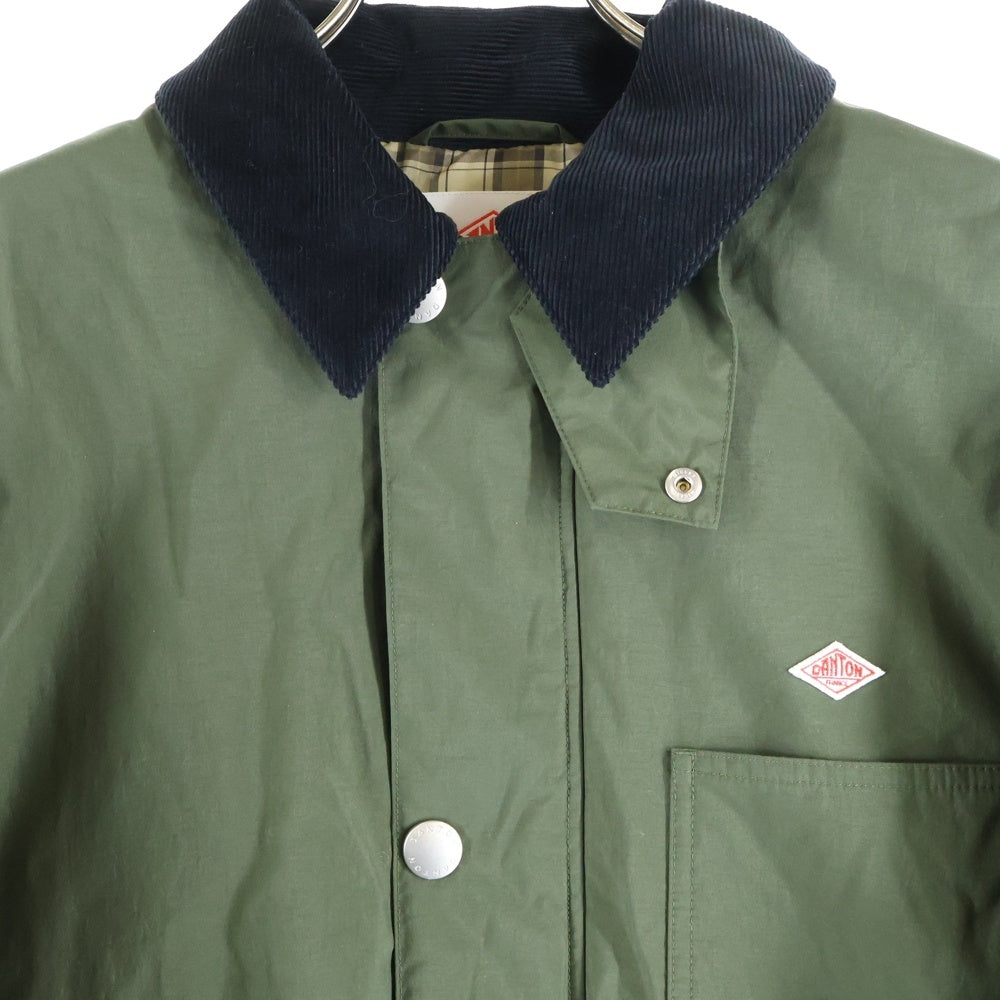 DANTON(ダントン) Nylon Coverall Jacket ナイロンカバーオールジャケット ジップアップナイロンジャケット DT-A0524 NTF カーキ