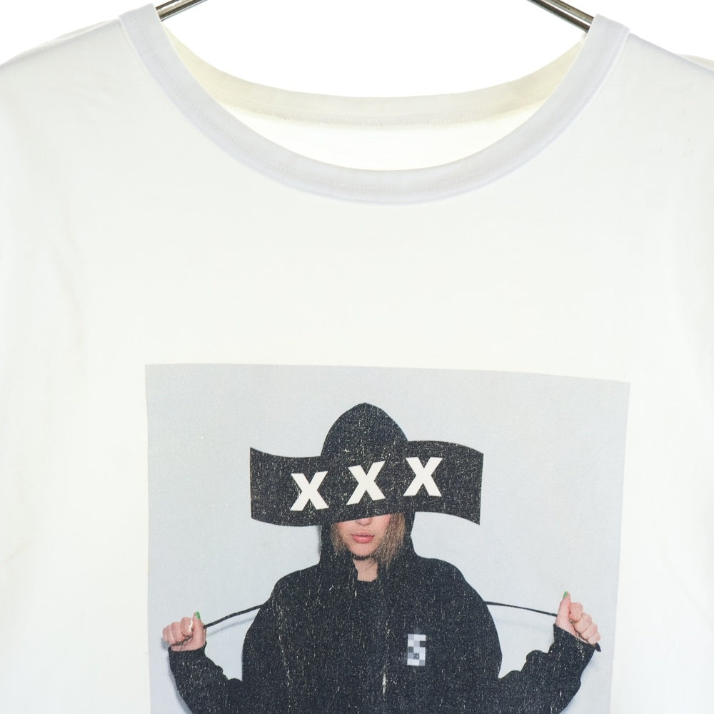 GOD SELECTION XXX(ゴッドセレクショントリプルエックス) Taylor Swift Tee テイラースウィフト 半袖Tシャツ カットソー ホワイト