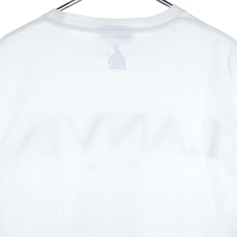 LANVIN(ランバン) Cotton Knitted T-Shirts コットンニットTシャツ クルーネック半袖Tシャツ RM-JE0069-JR31-H20 ホワイト