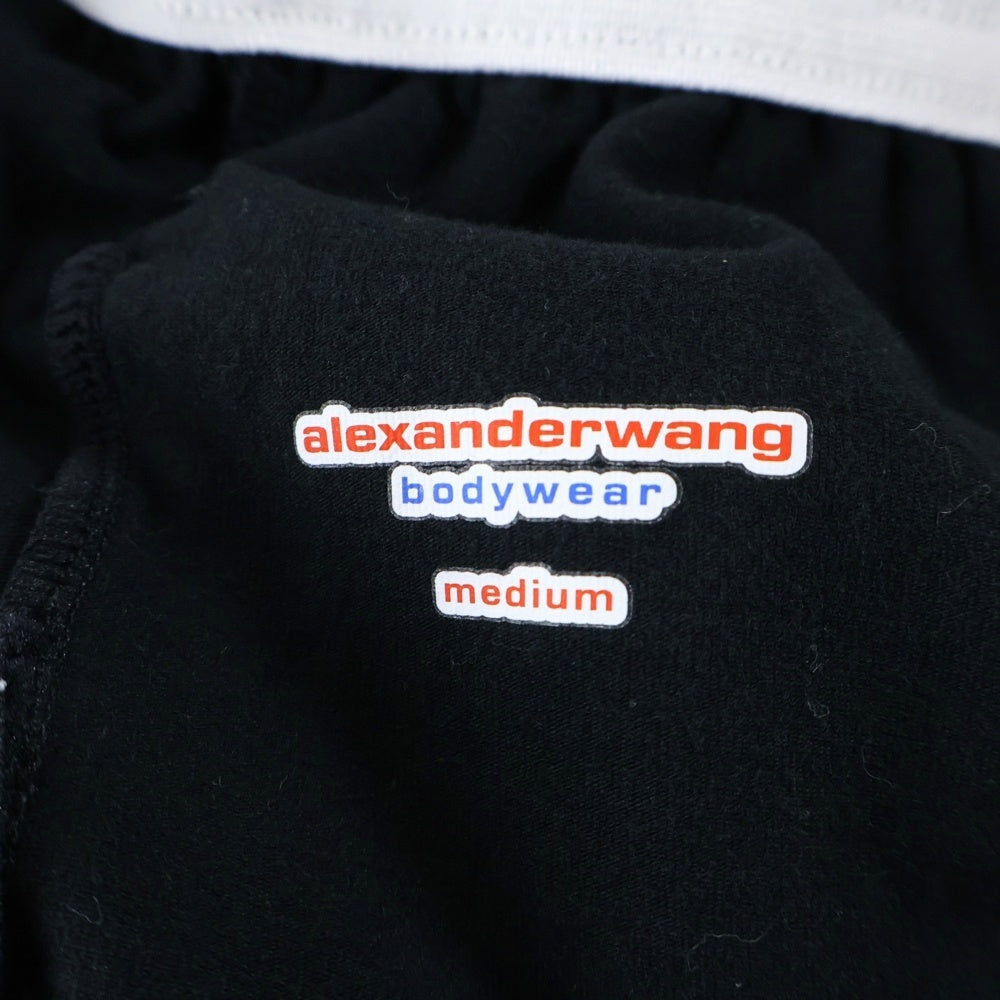 ALEXANDER WANG(アレキサンダーワン) Elastic Short Pants エラスティックショートパンツ イージーハーフパンツ UCC2234074 ブラック