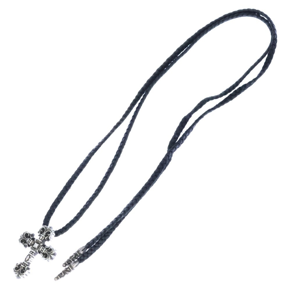 CHROME HEARTS(クロムハーツ) FILIG CROSS-XSM LB フィリグリークロスXS レザーブレイド ネックレス