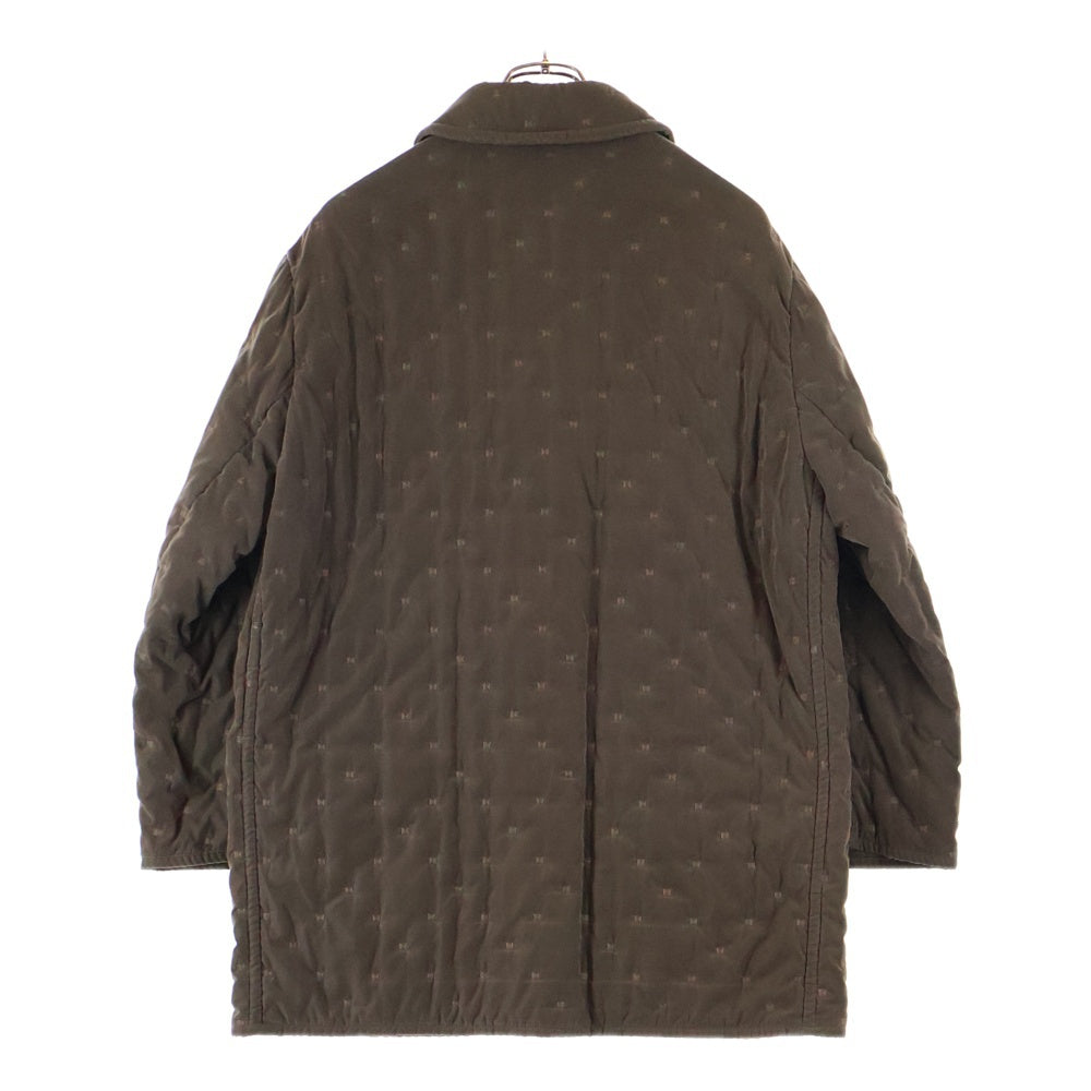 HERMES(エルメス) マルジェラ期 パドックコート 中綿 ロングコート ブラウン