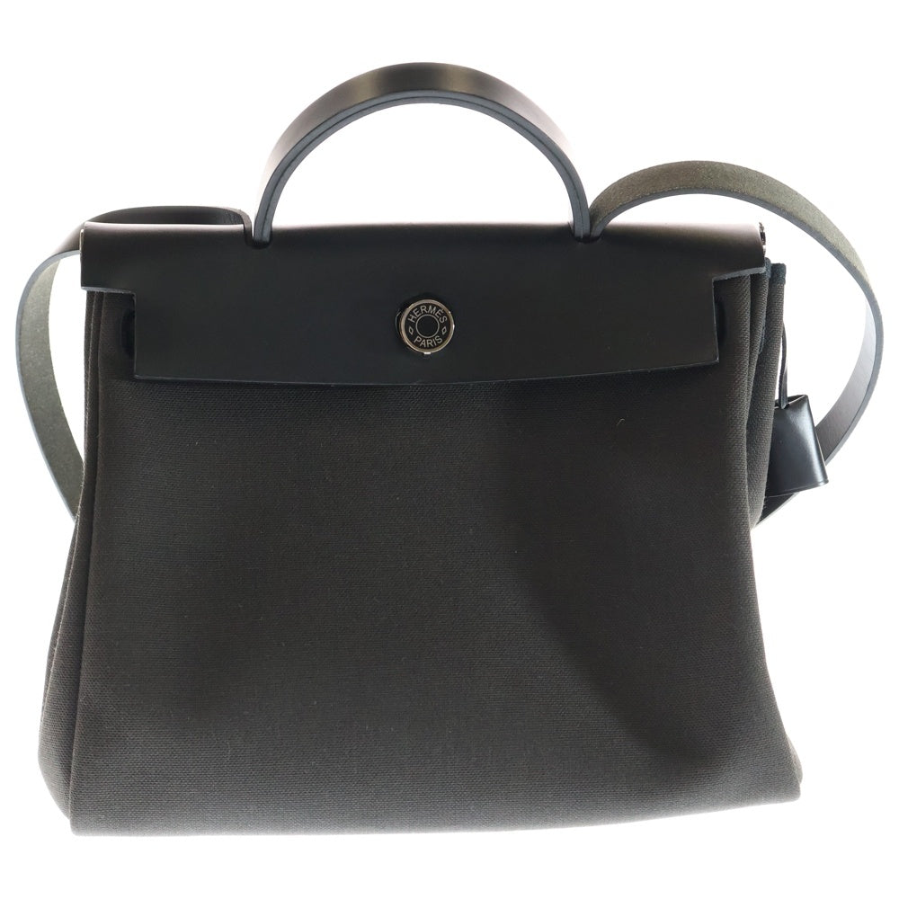 HERMES(エルメス) エールバッグ PM ハンドバッグ ショルダーバッグ Z刻印 ブラック/シルバー