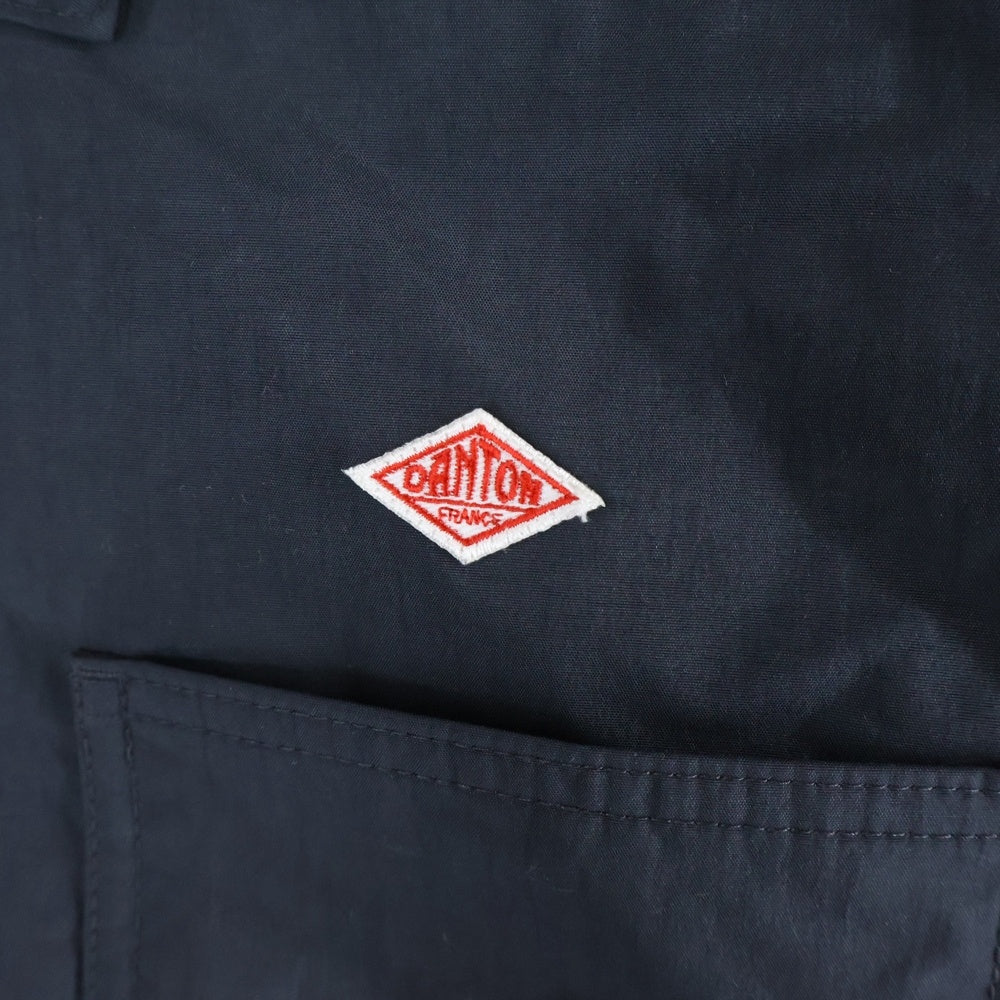 DANTON(ダントン) COVERALL JACKET ナイロンタフタ 中綿 カバーオールジャケットブラック DT-A0524 NTF