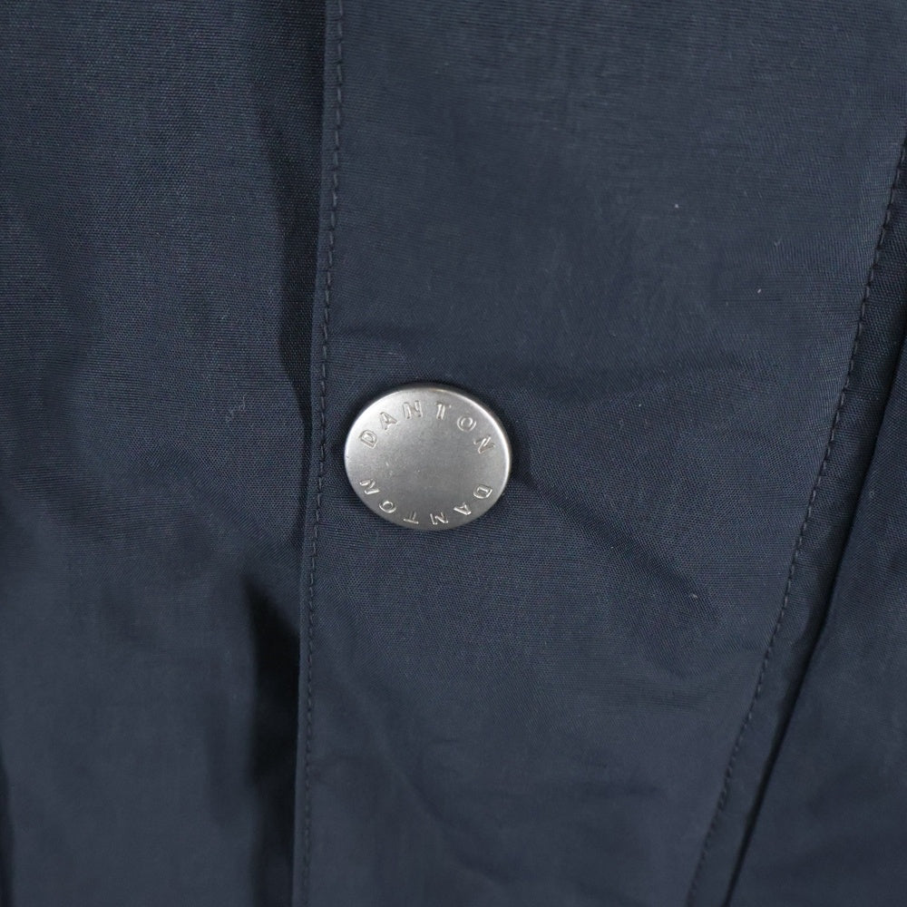 DANTON(ダントン) COVERALL JACKET ナイロンタフタ 中綿 カバーオールジャケットブラック DT-A0524 NTF