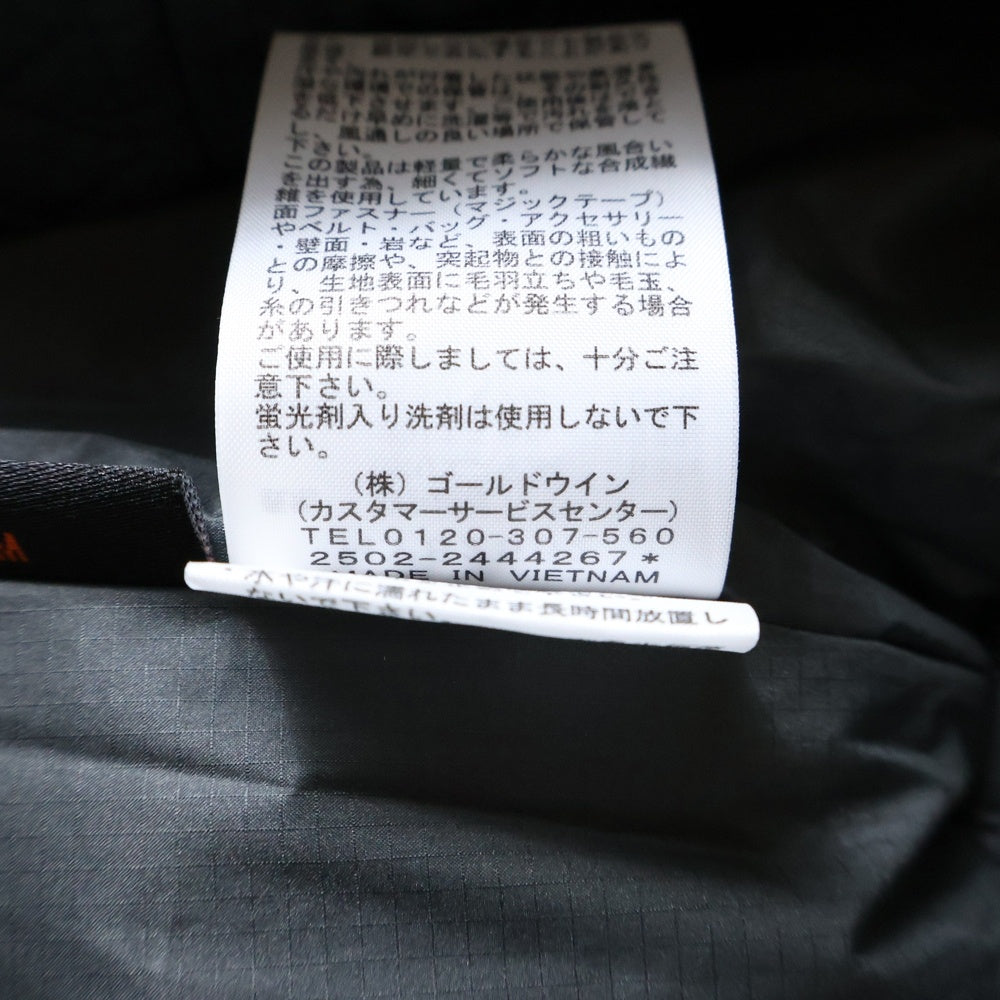 THE NORTH FACE(ザノースフェイス) インサレーションボンバージャケット 中綿 ジップアップブルゾン ブラック NY82552