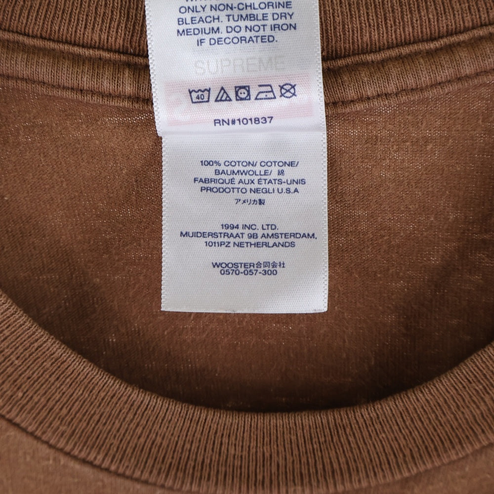 SUPREME(シュプリーム) 22AW Joie De Vivre Tee ジョイデビブレ クルー