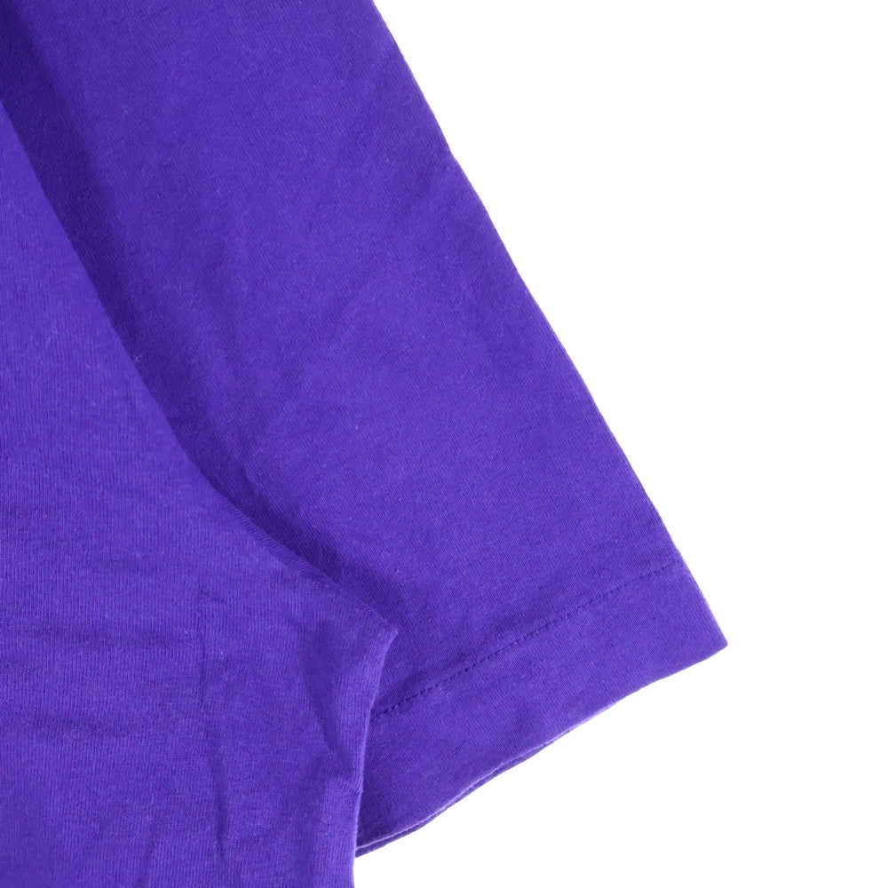 OFF-WHITE(オフホワイト) Back Spray Graffiti Allow T-Shirt バックスプレーグラフィティアローTシャツ ロゴプリントクルーネック半袖Tシャツ OMAA120S23JER003 パープル