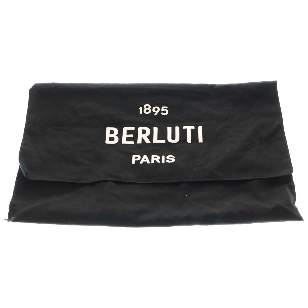 Berluti(ベルルッティ) 25SS ANDY アンディ クロスボディ メッセンジャーバッグ ヴェネチア カーフレザーショルダーバッグ ブラウン 305352