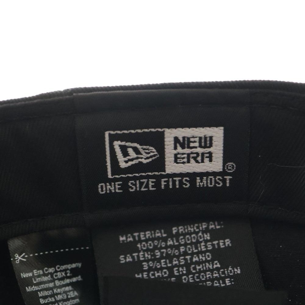 SAINT LAURENT PARIS(サンローランパリ) ×new era MONOGRAM CAP ニューエラ ロゴ モノグラム キャップ 帽子 ブラック 687687 YCL361000