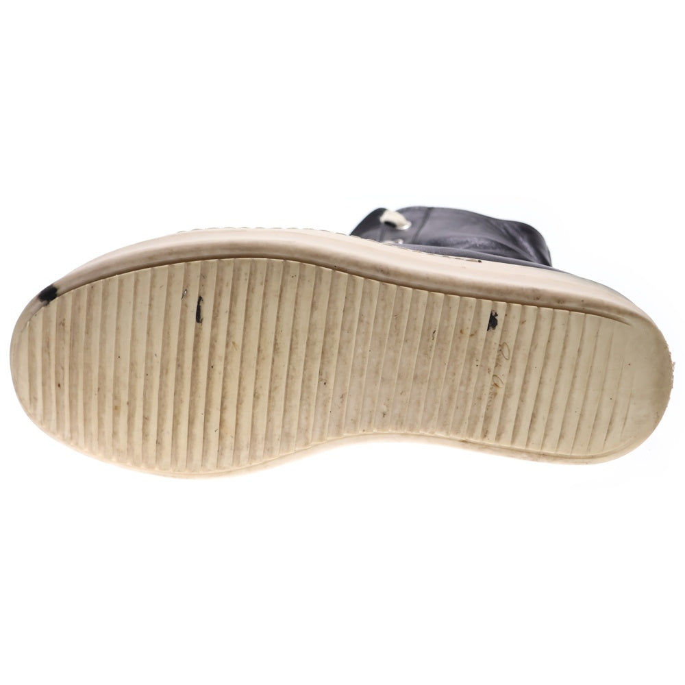 Rick Owens(リックオウエンス) Sneakers スニーカーズ レースアップハイカットレザースニーカー RU01B1890-LPO ブラック