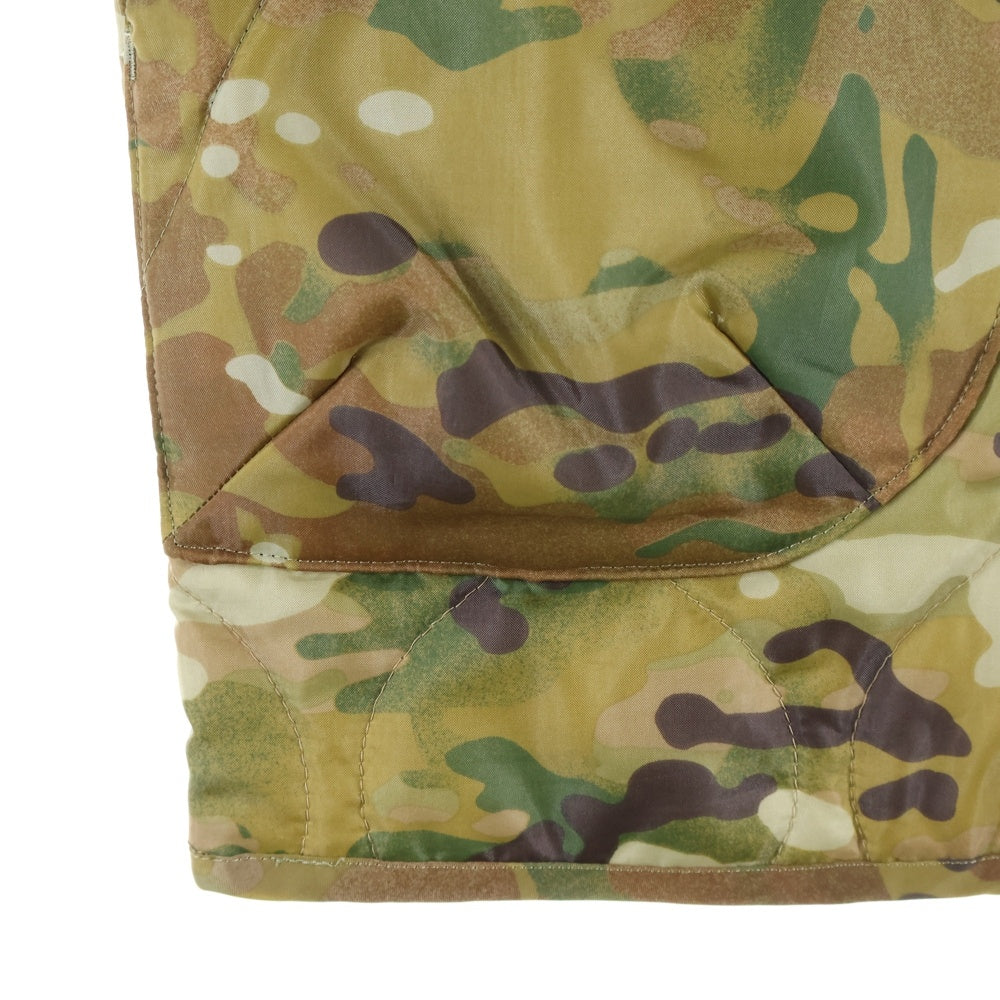 SOPHNET.(ソフネット) 3B Quilting Vest 3ボタンキルティングベスト 中綿ベスト SOPH-134034 カモ/ネイビー