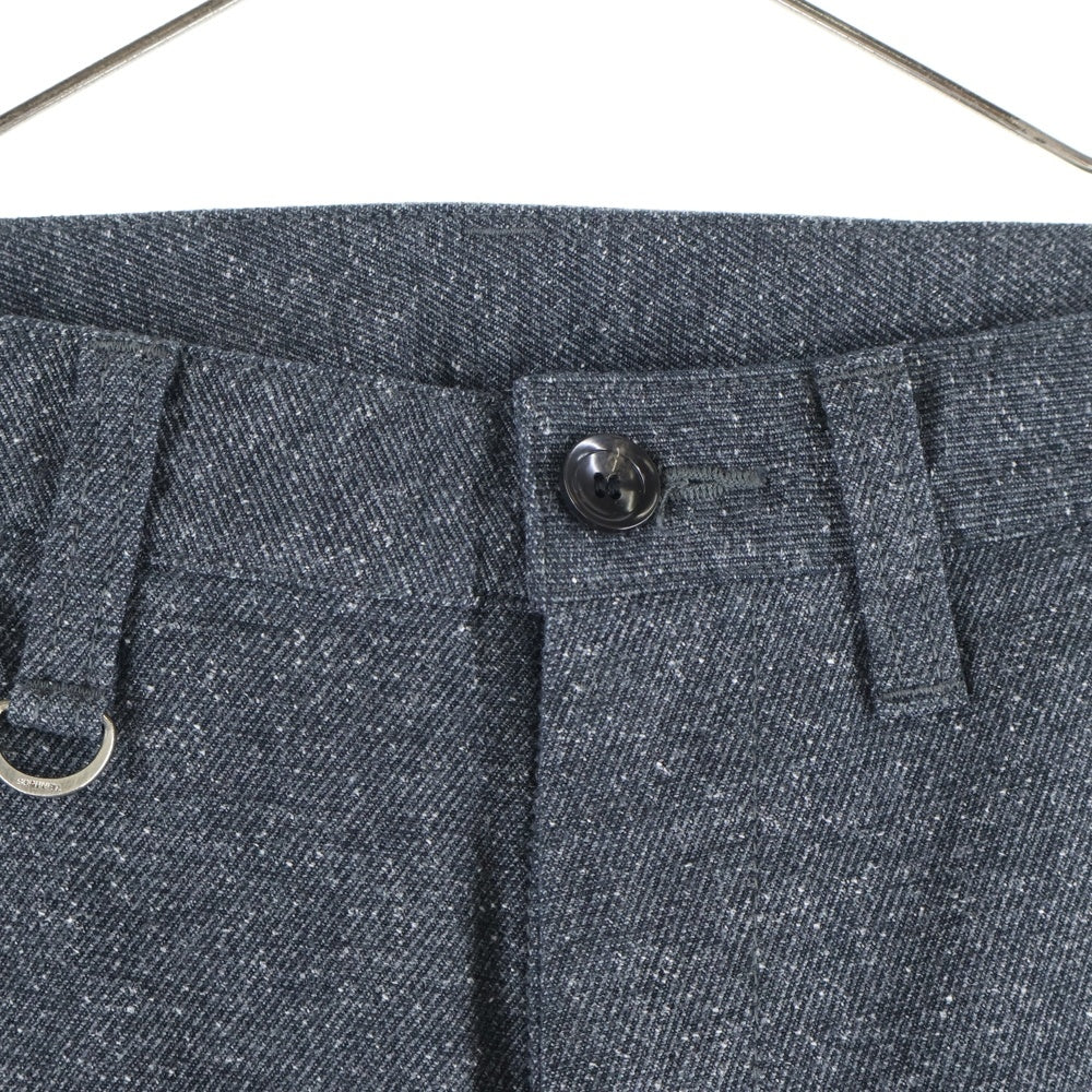 SOPHNET.(ソフネット) Home Span 2Tuck Sarrouel Ancle Cut Pants 2タックサルエルアンクルカットパンツ 裾ジップジョガーパンツ SOPH-156092 グレー