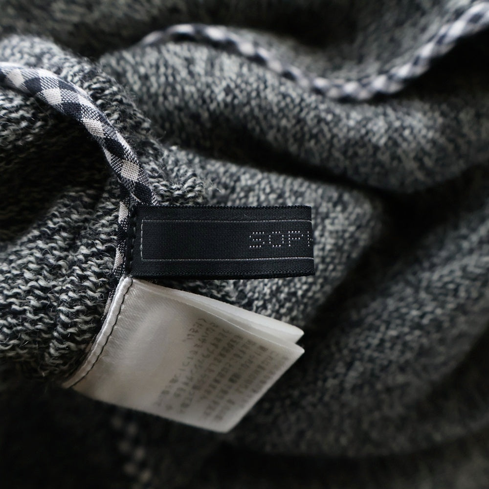 SOPHNET.(ソフネット) 2B Knit Jacket 2ボタンニットジャケット ニットテーラードジャケット SOPH-134131 グレー