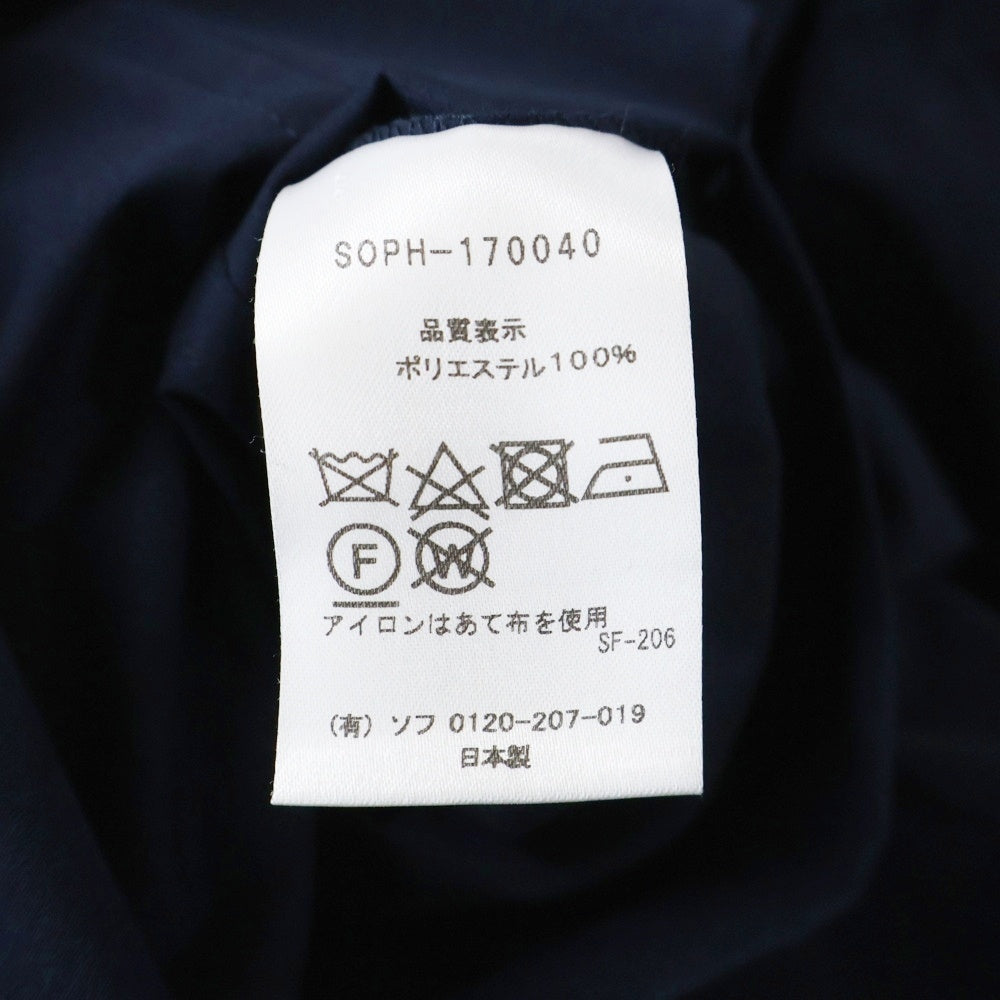 SOPHNET.(ソフネット) Move Fit Stretch 3Button Jacket ムーブフィットストレッチ3ボタンジャケット テーラードジャケット SOPH-170040 ネイビー