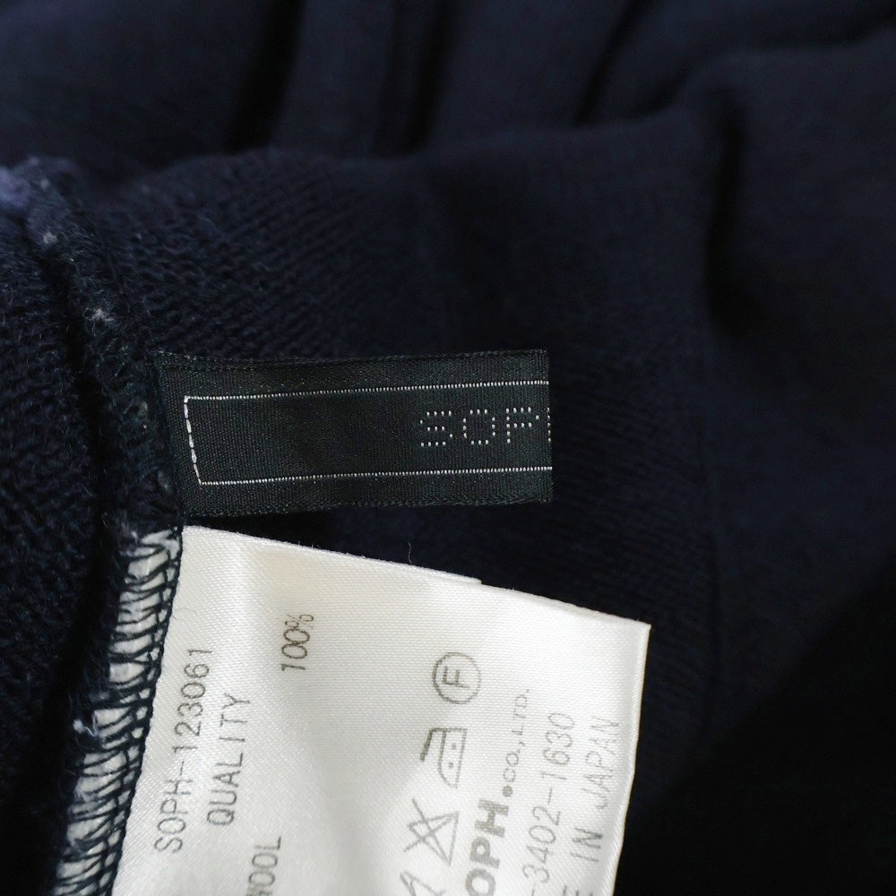 SOPHNET.(ソフネット) 2B Knit Jacket 2ボタンニットジャケット ニットテーラードジャケット SOPH-123061 ネイビー