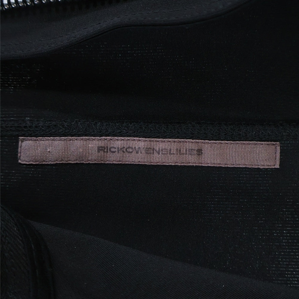 Rick Owens(リックオウエンス) Lilies Gary ハイネック ジップアップ ストレッチ ブルゾン ジャケット ブラック レディース LI02E3702-JCVS