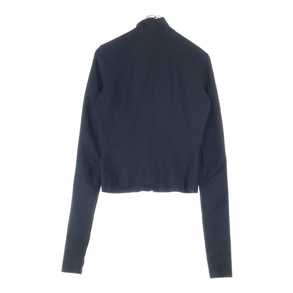 Rick Owens(リックオウエンス) Lilies Gary ハイネック ジップアップ ストレッチ ブルゾン ジャケット ブラック レディース LI02E3702-JCVS