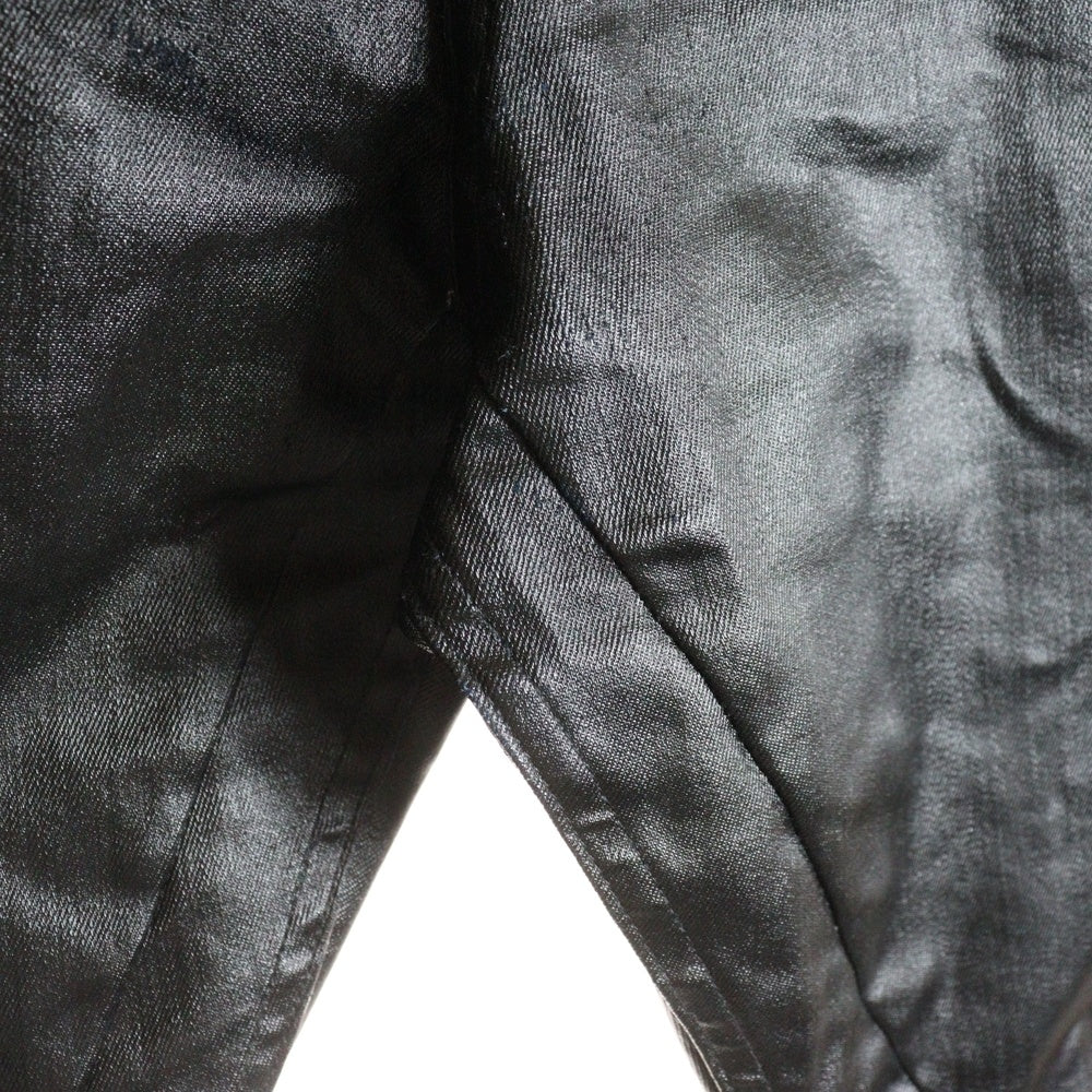Rick Owens(リックオウエンス) 25SS BOLAN BOOTCUT ボランブーツカット コーティング パンツ ブラック RP01E7329-SCT