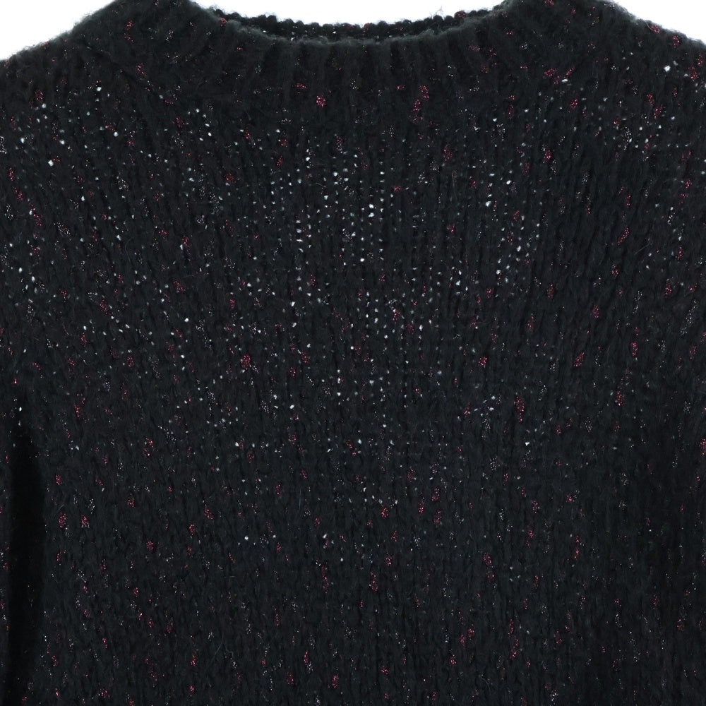 SAINT LAURENT PARIS(サンローランパリ) 19AW モヘア スパンニット セーター ブラック 560150 YACJ2