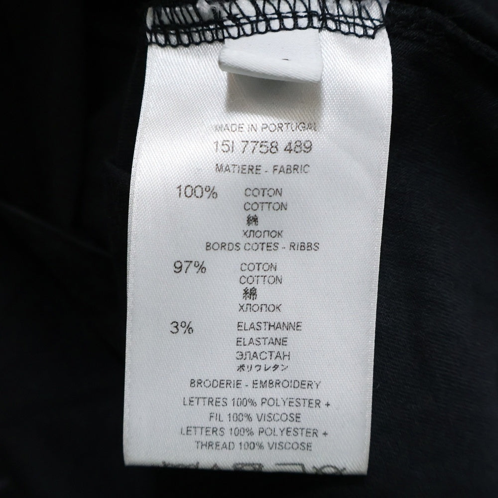 GIVENCHY(ジバンシィ) VIRGINIA BITCH フェザー柄 半袖Tシャツ カットソー ブラック